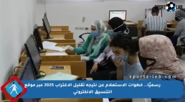 رسميًا.. خطوات الاستعلام عن نتيجة تقليل الاغتراب 2025 عبر موقع التنسيق الإلكتروني